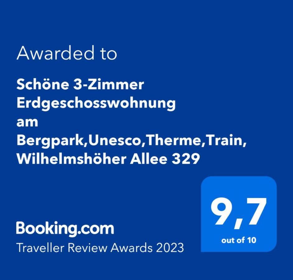Schoene 3-Zimmer Erdgeschosswohnung Am Bergpark,Unesco,Therme,Train, Wilhelmshoeher Allee 329 カッセル エクステリア 写真